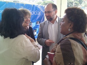 Lenita Sousa Vilela, diretora da CIEP, Silvia Ramos, Ricardo Henriques, e Monica Francisco, presidente de A Rede