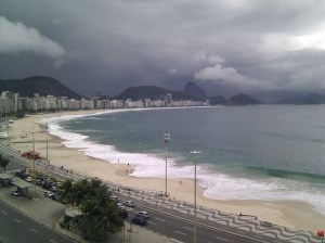 Uma vista em trânsito