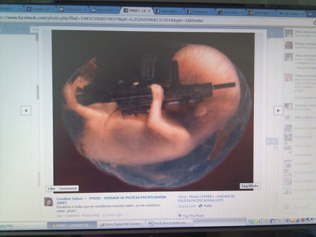 From the UPP police facebook group page: "Congratulations to all those who think of themselves as having been born like this. I think of myself this way" 