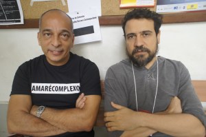 Urban agitators Jailson de Souza e Silva and Marcus Faustini