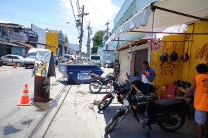 Ponto de van e de mototáxi