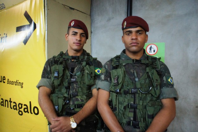 Army troops kept Rio safe for the Pope and the pilgrims