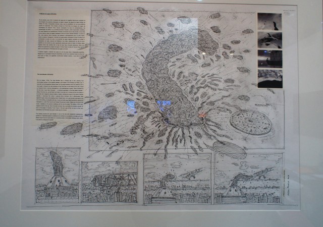 Monster of the Lake, by Milton Machado, making fun of Rio's lack of sanitation infrastructure