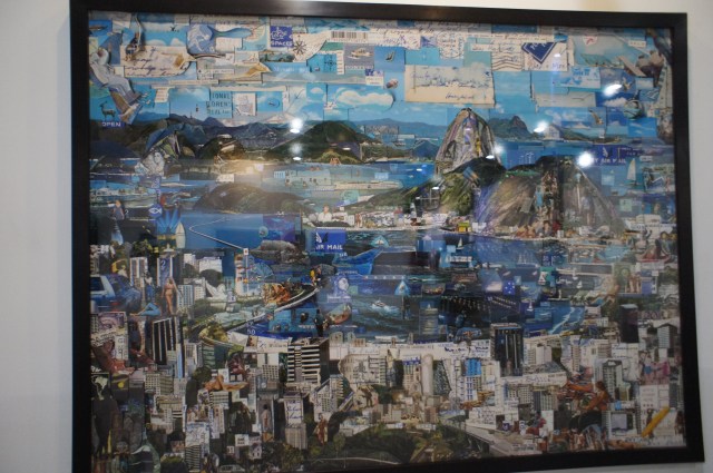 Rio de Janeiro postcard, by Vik Muniz, born in São Paulo