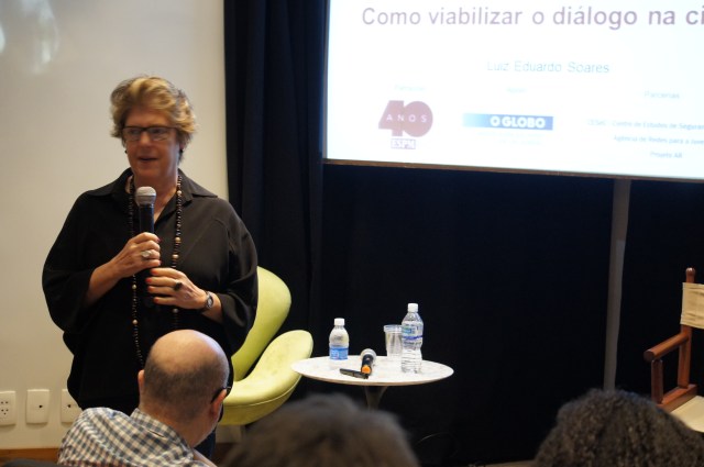 Social scientist Silvia Ramos, a Rio de Encontros coordinator